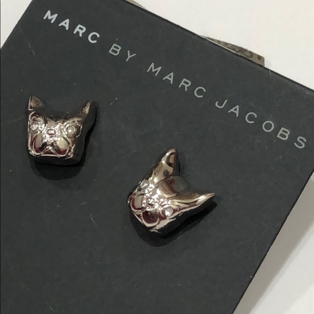 Marc By Marc Jacob Dog Studded Earrings